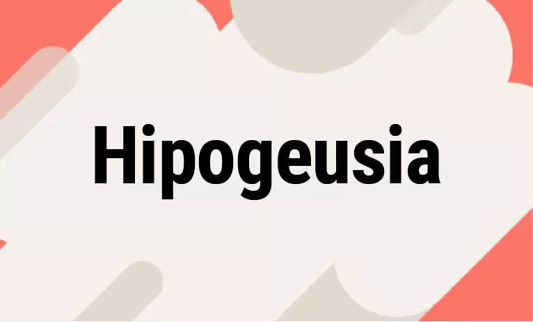 Hipogeusia