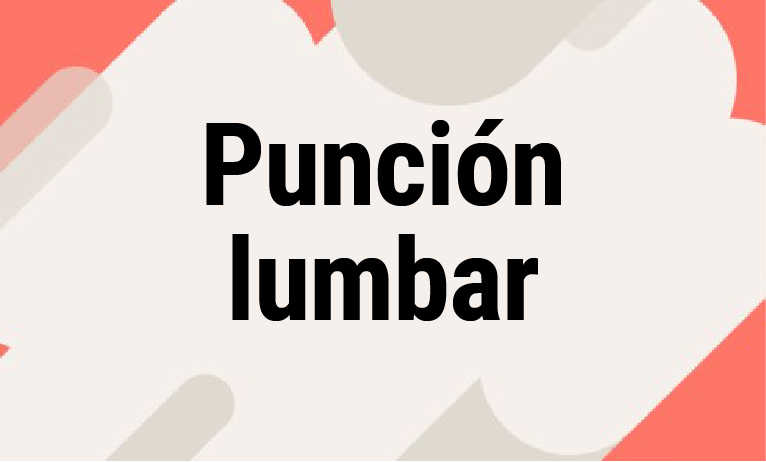 Punción lumbar Punción lumbar