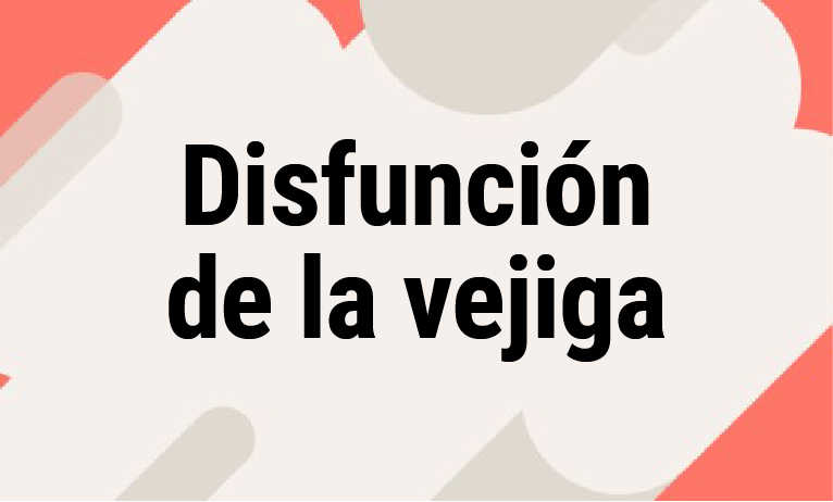 Disfunción de la vejiga